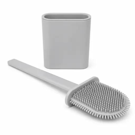 [537228] ESCOBILLA P/ BAÑO SILICONA E/ CJ ( DR0141 )