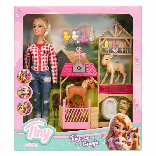 [537266] MUÑECA TINY Y SU GRANJA E/ CJ ( 55860 )