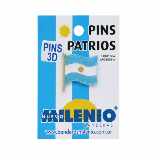 [537320] PIN PATRIO ESCARAPELA 3D E/ CT