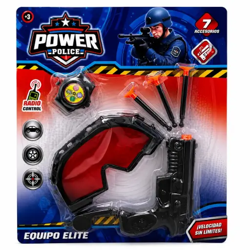 [537347] SET DE POLICIA C/ ACCESORIOS X7 E/ BL ( 50756 )