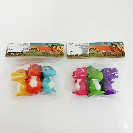 [537457] CHIFLE DINOSAURIO X3 E/ BO ( 588B-2-Z1 )