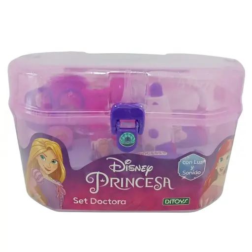 [537600] SET DE DOCTORA PRINCESA C/ LUZ Y SONIDO DITOYS E/ VALIJA ( 618 )