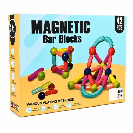 [537612] JUEGO DE BLOQUES MAGNETICOS X42 E/ CJ ( BL9982 / MX2488-42 )
