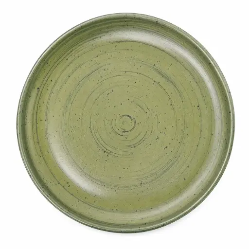 [537637] PLATO HONDO CERAMICA KIA OLIVE 25CM ( 7578-202 )
