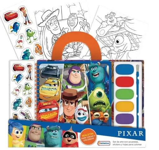 [537668] SET DE ARTE PIXAR E/ MALETIN ( DPX01113 )