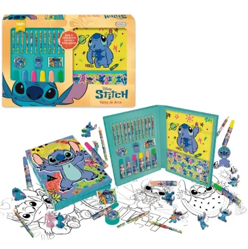 [537669] SET DE ARTE STITCH E/ VALIJA ( DMD00162 )