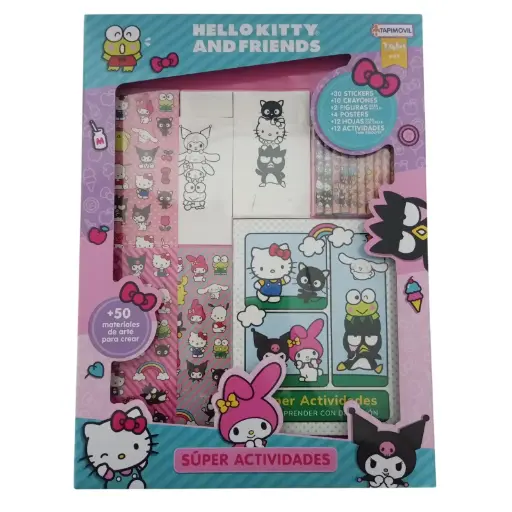 [537821] SET DE ARTE C/ ACTIVIDADES STICKERS KITTY E/ CJ ( KTY09860 )