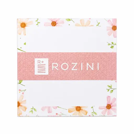 [537923] BLOCK ANOTADOR ROZINI FIORE 9 X 9CM 90HJS LISO ( 437 )
