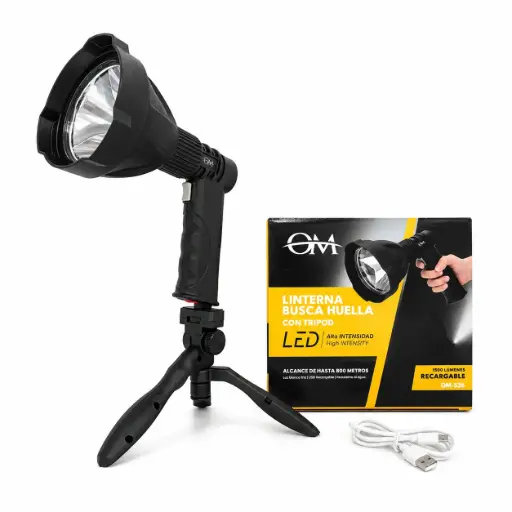 [537950] LINTERNA LED ALTA INTENSIDAD C/ TRIPODE E/ CJ ( OM536 )