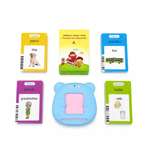 [537952] LECTOR DE TARJETAS DIDACTICAS P/ APRENDER INGLES E/ CJ ( TK0021 )