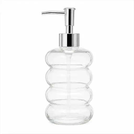 [537973] DISPENSER P/ JABON VIDRIO ONDAS ( B5190 )