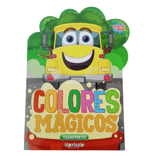 [538026] LIBRO P/ COLOREAR COLECCION COLORES MAGICOS TRANSPORTES ( 8981-60-4 ) 
