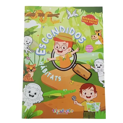 [538035] LIBRO P/ COLOREAR COLECCION ESCONDIDOS HABITATS ( 8981-06-2 ) 