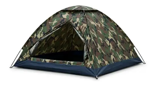 [538207] CARPA CAMUFLADA P/ 6 PERSONAS 200 X 220 X 145CM E/ FUNDA ( SD-1131 )