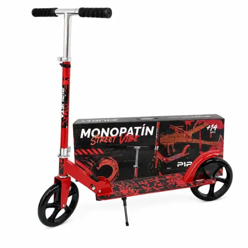 [538217] MONOPATIN PRO METALICO C/ PIE 35 X 85-97CM E/ CJ ( PT2050 / PT2051 )