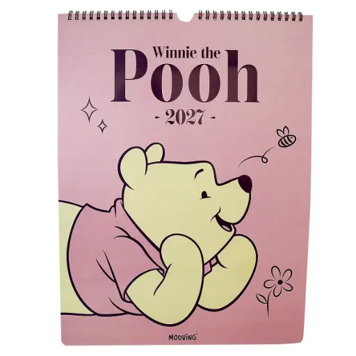 [538377] CALENDARIO WINNIE THE POOH 2027 C/ STICKERS 30 X 40CM ( 1419122 )