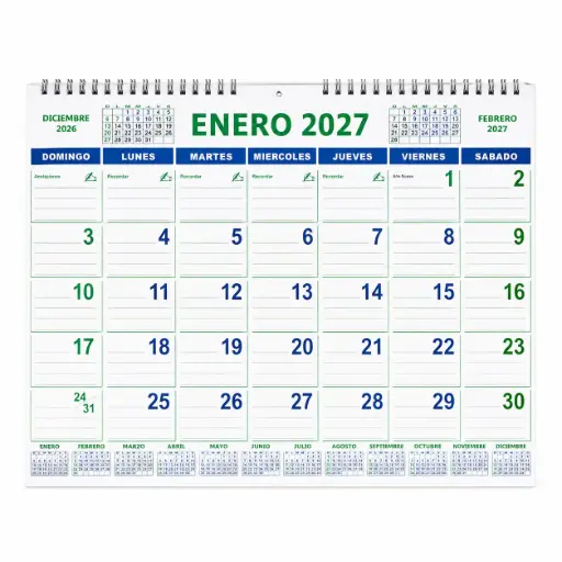 [538527] CALENDARIO ORGANIZADOR 2027 48 X 33.5CM ( AG-53 )