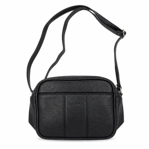 [538577] MORRAL AMAYRA NEGRO 2 CIERRES 25CM ( 67.5400097 )