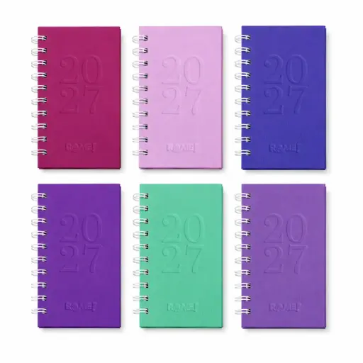 [538642] AGENDA ROME 2027 SEMANAL POCKET PASTEL 14.5 X 7CM ( 71241 )