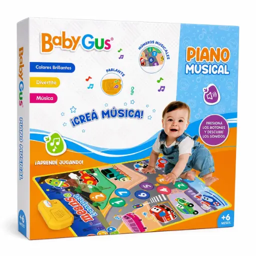 [538677] ALFOMBRA P/ BEBE CIUDAD C/ SONIDO 69 X 44CM E/ CJ ( 55475 )