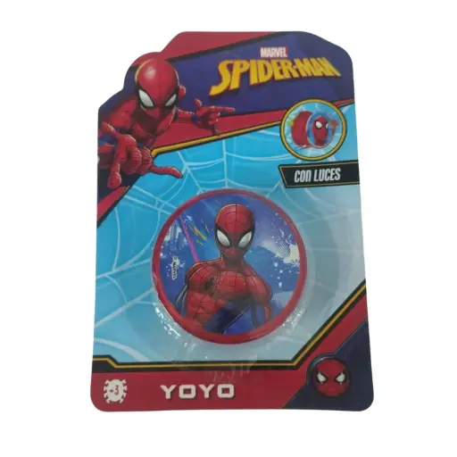 [538689] YOYO SPIDERMAN C/ LUZ 15CM E/ BL ( 54622 )