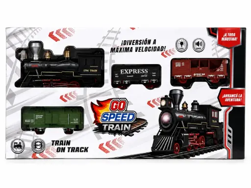 [538697] TREN C/ VIAS LUZ Y SONIDO E/ CJ ( 56449 )