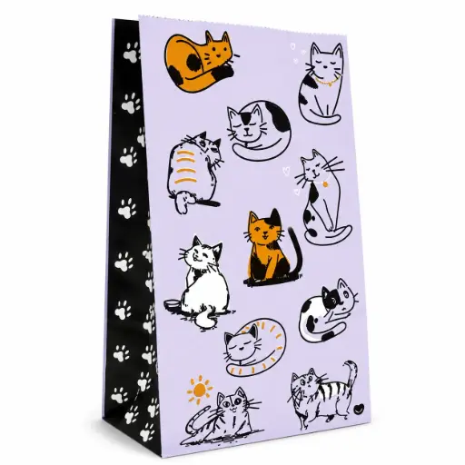 [538725] BOLSA DE PAPEL MIAUSS 14 X 8 X 26CM ( 44420023 / TOF0120 )