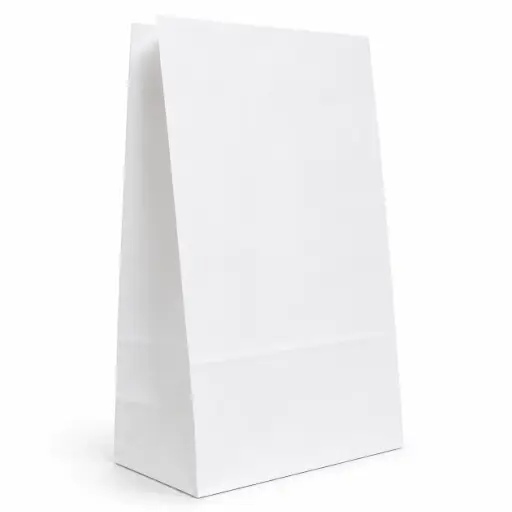 [538732] BOLSA DE PAPEL BLANCO 14 X 8 X 26CM ( 44420038 / TOL0001 )