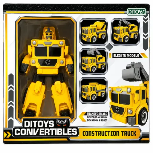 [538795] ROBOT TRANSFORMER CAMION DE CONSTRUCCION DITOYS E/ CJ ( 2446 )