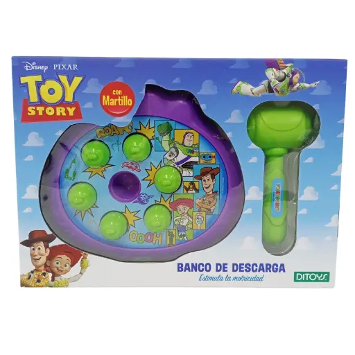 [538810] BANCO DE DESCARGA TOY STORY C/ MARTILLO DITOYS E/ CJ ( 3056 )