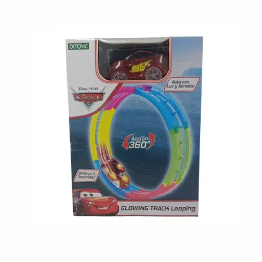 [538835] PISTA DE AUTOS CARS C/ LUZ Y SONIDO E/ CJ ( 2667 )