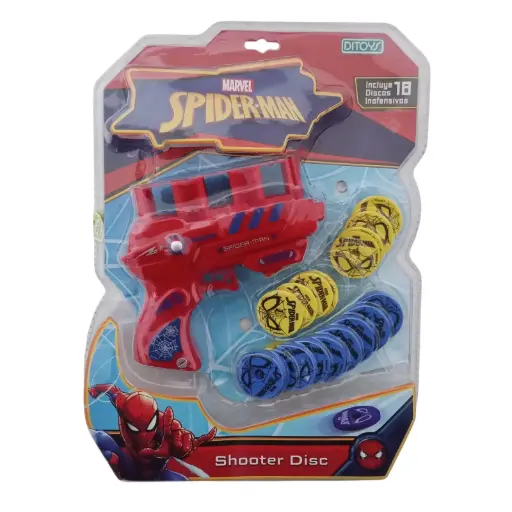 [538851] PISTOLA LANZADISCO SPIDERMAN DITOYS E/ BL ( 2363 )