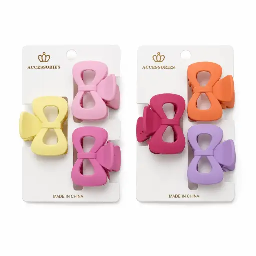 [538903] BROCHE P/ CABELLO MOÑO 4CM X3 E/ CT ( DL21114 )