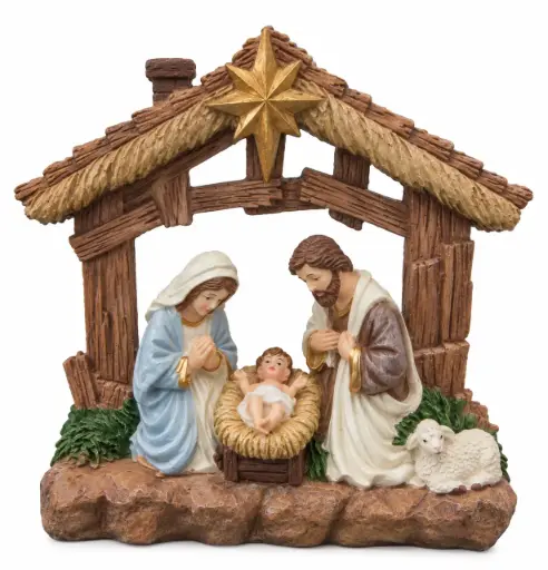 [538978] PESEBRE NAVIDEÑO 14 X 14CM E/ CJ ( K1269 )
