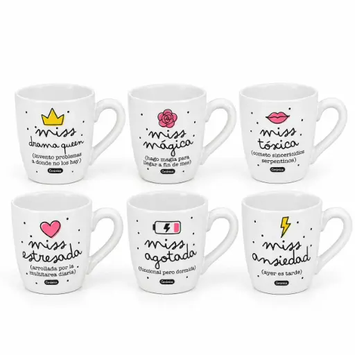 [539145] TAZA CERAMICA BOMBE MISS 10CM ( GA137-MISS )