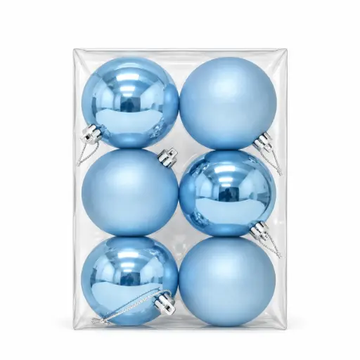 [539191] BOLA NAVIDEÑA 6CM X6 E/ CJ ( NS442564 )