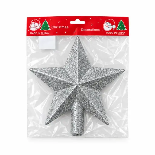 [539259] PUNTERO NAVIDEÑO ESTRELLA GLITTER 15CM E/ BO ( NS203290 )
