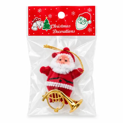 [539261] ADORNO NAVIDAD PAPA NOEL 7CM E/ BO ( NS368599 )