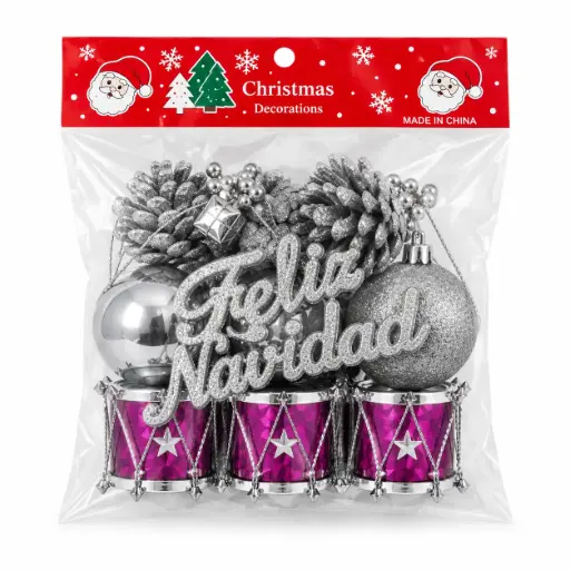 [539263] ADORNO NAVIDEÑO 4CM X10 E/ BO ( NS368555 )