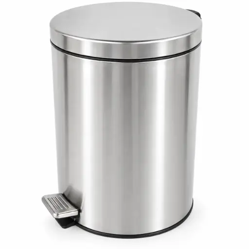 [539358] CESTO P/ RESIDUOS ACERO INOX C/ PEDAL 20LTS E/ CJ ( PAL3035 )