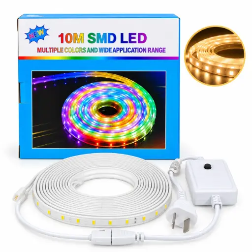 [539381] LUCES LED CINTA CALIDA X 10MTS E/ CJ ( POL-42 )