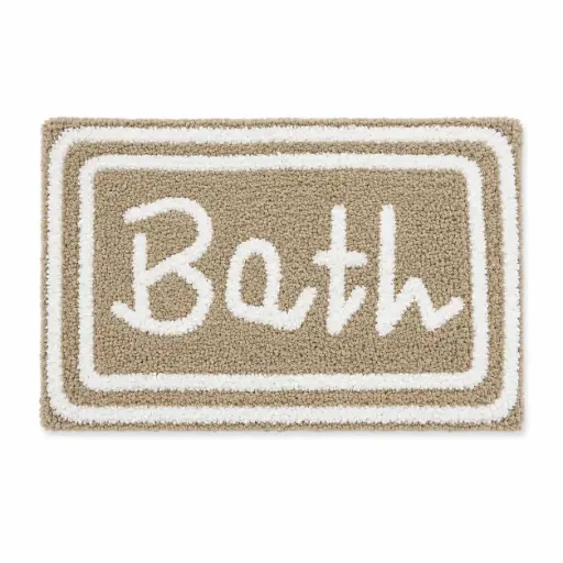 [539394] ALFOMBRA DE BAÑO BEIGE 60 X 40CM ( B0463BE )