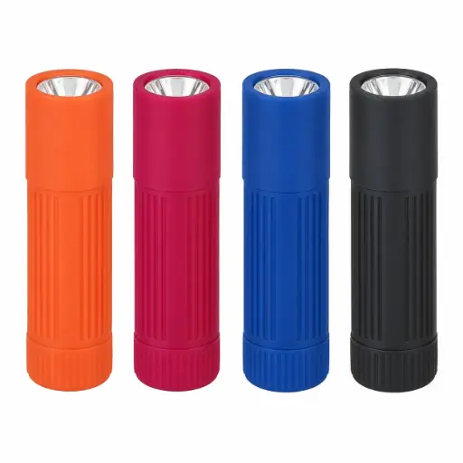 [540244] LINTERNA PLASTICA 1 LED A PILAS ( 7373 ) 