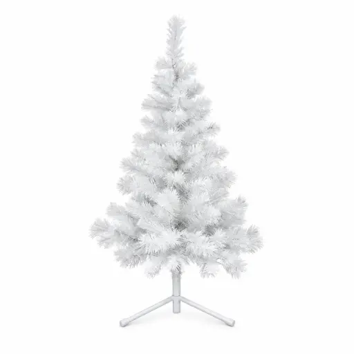 [540319] ARBOL NAVIDEÑO CANADIENSE BLANCO C/ PIE METAL 1.80MTS ( 81846 )