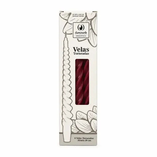 [540803] VELA TORNEADA 20CM X6 E/ CJ ( 134N )
