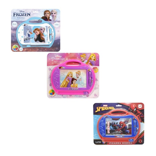 [102409] PIZARRA MAGICA PERSONAJE 17.5x22CM E/BL.