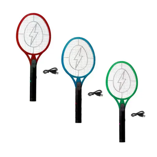 [109273] RAQUETA MATA MOSCAS Y MOSQUITOS USB C/ LUZ E/ BO ( MKT-4460 / USBA03 )