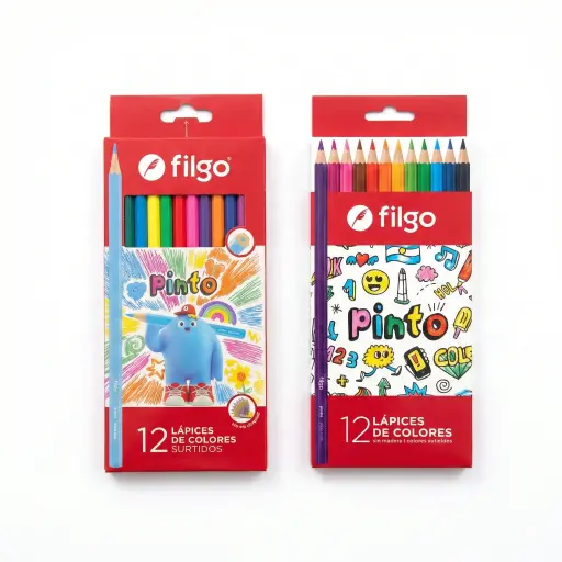 [110439] LAPICES FILGO COLOR LARGOS X12 E/ CJ ( PN201-E12-SUR )