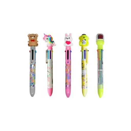 [111803] LAPICERA 6 COLORES DISEÑO