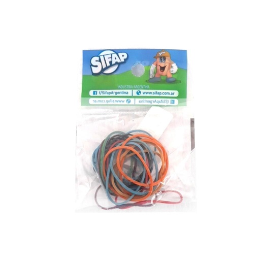 [112771] BANDAS ELASTICAS SIFAP COLOR X10GRS E/BO